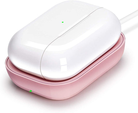 For Airpod Charger, Designed Wireless Charger for Airpods 4(Anc)/3Rd/2Nd Gen, for New Airpod Pro 3 (2025)/ 2Nd Gen, Wireless Earbuds, Slim & Compact for Travel Home Office, Pink